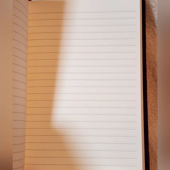 Burgundy "Spells" Journal Velvet with lined pages - Picture 3 of 3
